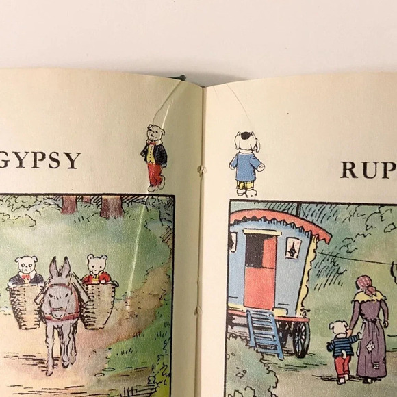 Vintage 1960 Rupert The Daily Express Annual and Magic Painting Pictures Book HC - Picture 9 of 16